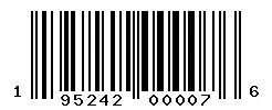 UPC barcode 195242000076