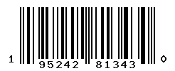 UPC barcode number 195242813430