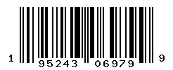 UPC barcode number 195243069799