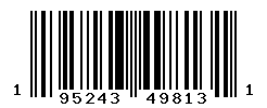 UPC barcode number 195243498131