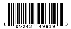 UPC barcode number 195243498193