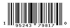 UPC barcode number 195243798170 lookup