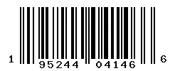 UPC 195244041466 barcode image
