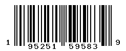 UPC barcode number 195251595839