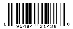 UPC barcode number 195464314388
