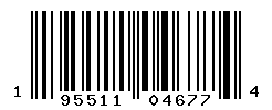 UPC barcode number 195511046774