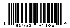 UPC barcode number 195553911054