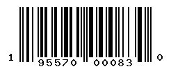195570000830 barcode