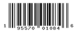 UPC barcode number 195570010846