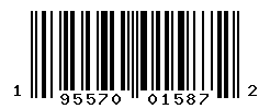 UPC barcode number 195570015872