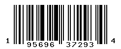 UPC barcode number 195696372934