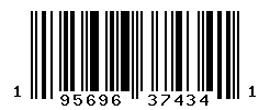 UPC barcode number 195696374341