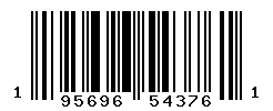 UPC barcode number 195696543761