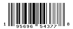 UPC barcode number 195696543778