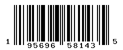 UPC barcode number 195696581435