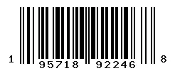 UPC barcode 195718922468