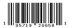UPC barcode number 195719206581