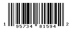 UPC barcode number 195734815942