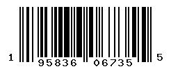 UPC barcode number 195836067355