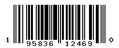 UPC barcode number 195836124690