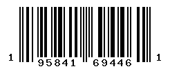 UPC barcode number 195841694461