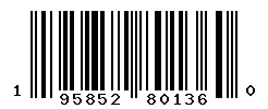 upc 195852801360 barcode image