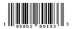 upc 195852801933 barcode image