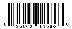 UPC barcode number 195862115808 lookup