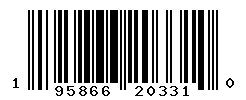 upc 195866203310 barcode image