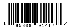 UPC barcode number 195868914177