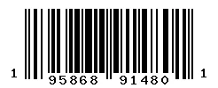 UPC barcode 195868914801