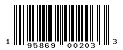 195869002033 barcode