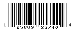 UPC barcode number 195869237404 lookup