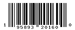 UPC barcode number 195893201600