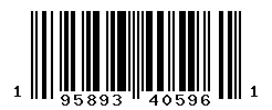 upc 195893405961 barcode image