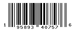 UPC barcode number 195893407576