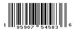 UPC barcode number 195907545836