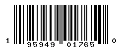 UPC barcode 195949017650