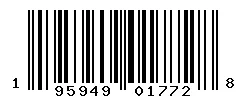 UPC barcode 195949017728