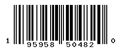 UPC barcode number 195958504820