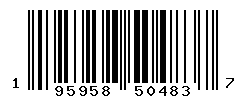 UPC barcode number 195958504837