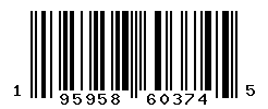 UPC barcode number 195958603745