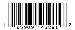 UPC barcode number 195969432617