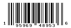 UPC barcode number 195969489536