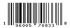 UPC 196005708338 barcode image