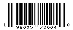 UPC barcode 196005720040