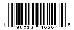 UPC barcode number 196013402075
