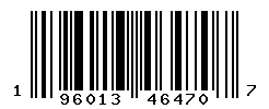 UPC barcode number 196013464707