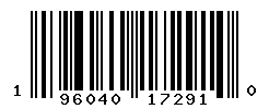 UPC barcode number 196040172910