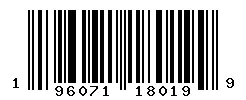 196071180199 barcode